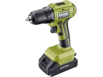 Extol Craft Akumulatorska bušilica/odvijač 402450, BRUSHLESS, 20V Li-ion, 2×2Ah