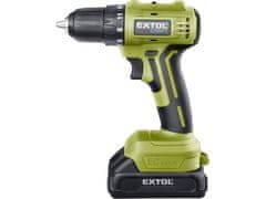 Extol Craft Akumulatorska bušilica/odvijač 402450, BRUSHLESS, 20V Li-ion, 2×2Ah