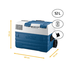 First Austria Rashladna torba FIRST 52L, AC-DC, kompresor 60W, do 45dB, USB, BT, LCD, Led, -20 - 20°C