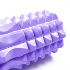 Aga Masažni valjak Roller 33 cm DS612 Ljubičasti