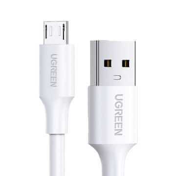 Ugreen Kabel PVC USB0-A - microUSB 480 Mb/s 2m bijeli
