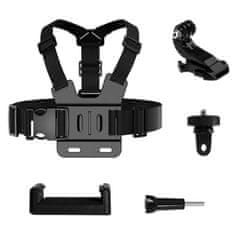 HURTEL GoPro DJI Insta360 SJCam Eken komplet dodatne opreme za akcijsku kameru s remenom za prsa