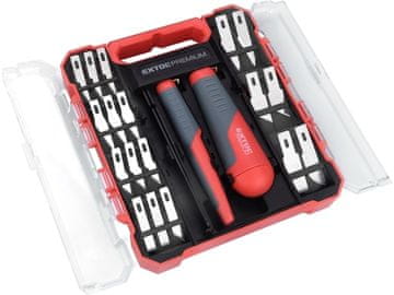 Extol Premium Noževi za rezbarenje 8855196, set od 21 komada s pincetom