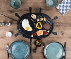 Alpina Grill električni roštilj, 1200 W, glatka + rebrasta ploča