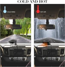 JOIRIDE® Grejalica i ventilator za auto 2u1, grijanje i hlađenje, rotacija 360°, 12V | BREEZY