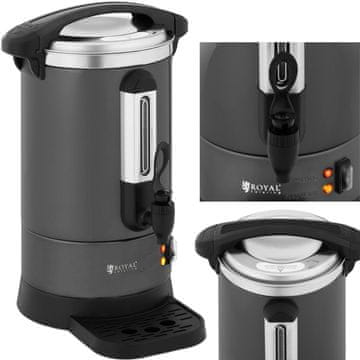 Aparat za kavu/čaj s slavinom i posudom za kapanje 6 l 950 W sivi