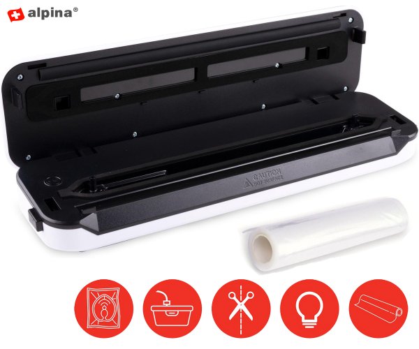 Alpina vakuum uređaj, 110 W, ABS, bijeli