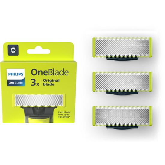 Philips OneBlade zamjenjivi noževi, 3 komada, QP230/50