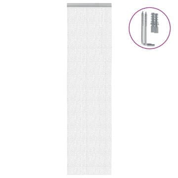 Vidaxl Mreža protiv komaraca za vrata, 56x202 cm, aluminij
