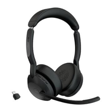 Jabra Evolve2 55 Stereo ANC USB-C BT-USB bežični MS crni