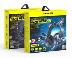 Awei GM-9, crne, gaming slušalice 