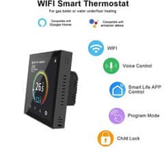 BOT WiFi sobni termostat Tuya RT1 16A crni