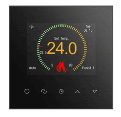 BOT WiFi sobni termostat Tuya RT3 3A crni