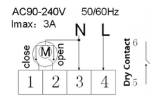 BOT WiFi sobni termostat Tuya RT3 3A crni