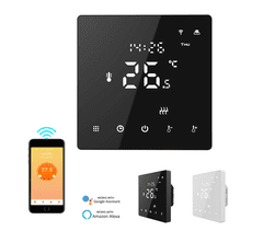 BOT WiFi sobni termostat Tuya RT4 3A crni