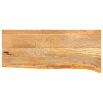 Vidaxl Ploča stola s prirodnim rubom 90x30x2,5 cm Drvo manga