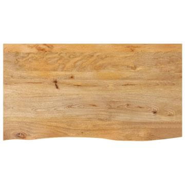 Vidaxl Ploča stola s prirodnim rubom 100x60x3,8 cm Drvo manga