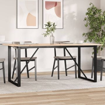 Vidaxl Blagovaonski stol s kvadratnim nogama, 180x90x75 cm