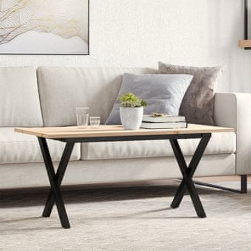 Vidaxl Klub stolić s nogama u obliku slova X, 90x40x45 cm