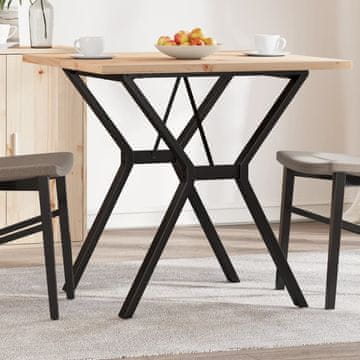 Vidaxl Blagovaonski stol s Y-nogama 80x80x75,5 cm