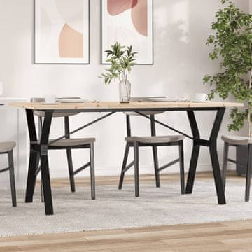 Vidaxl Blagovaonski stol s Y-nogama 160x80x75,5 cm