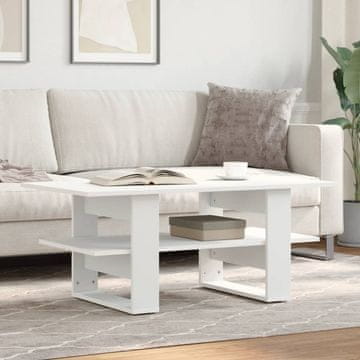 Vidaxl Klub stolić, bijeli, 102x55x42 cm, materijal na bazi drva