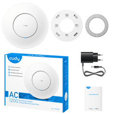 Cudy AP1300 pristupna točka, strop, PoE, WiFi5, 2.4/5GHz (AP1300)