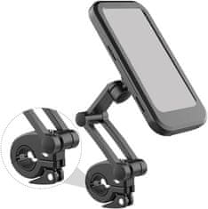 VYZIO® Vodootporni držač mobitela za bicikl i motor – 360° rotacija, podesiva visina | BRACKZPHONE