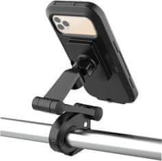 VYZIO® Vodootporni držač mobitela za bicikl i motor – 360° rotacija, podesiva visina | BRACKZPHONE