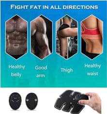 SOLFIT® Elektrostimulator za trbušne mišiće i EMS masažer za fitness | SIX PACK