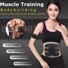 SOLFIT® Elektrostimulator za trbušne mišiće i EMS masažer za fitness | SIX PACK