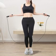 SOLFIT® Digitalno uže za preskakanje s brojačem, elektronska vijača za fitness trening | ROPENETIC