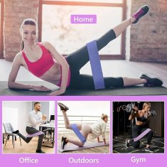 SOLFIT® Elastične trake za vježbanje (3 kom) s torbicom – otporne trake za noge, stražnjicu i pilates | FITSTRAPS