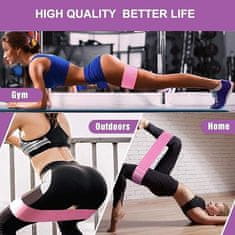 SOLFIT® Elastične trake za vježbanje (3 kom) s torbicom – otporne trake za noge, stražnjicu i pilates | FITSTRAPS