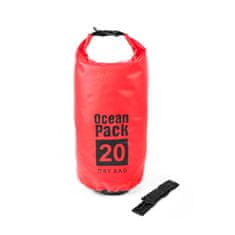 Aga Vodootporna torba 20 l Crvena