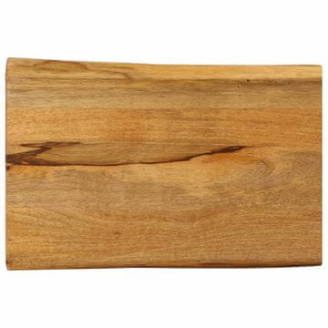 Vidaxl Ploča stola 60x40x3,8 cm Prirodni rub Masivno drvo manga