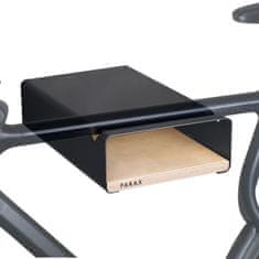 Parax S-Rack L zidni nosač za bicikle, 40 cm, crna/breza