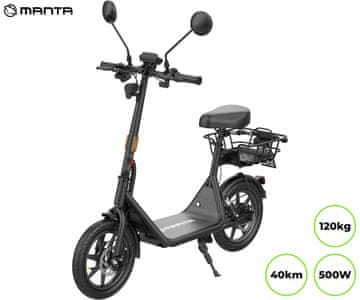 Manta MES1402J FLINSTONE električni romobil, 500 W, do 40 km