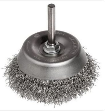Četka za okruglo brisanje, čelična žica, prihvat 6 mm, FI60 mm - SZ DT 60