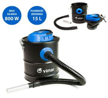 Vimar USISIVAČ ZA KAMIN 800 W, ZAPREMINE 15 L - W-999VC3