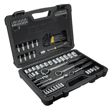 Stanley Set nasadnih ključeva 80 kom 1/4, 3/8, 1/2 - S/73-930-0