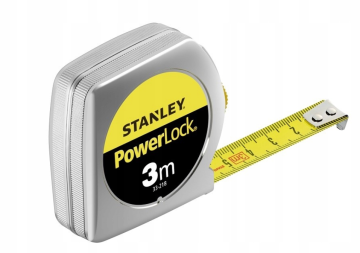 Stanley Mjerna traka Powerlock, kromirano plastično kućište 3M/12,7MM [D] - S/33-218-1