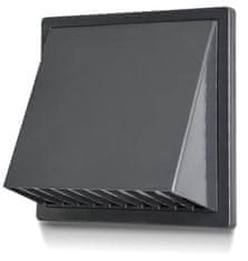 airRoxy VENTILACIJSKA REŠETKA/IZVOD S NAPOM 170*170, FI 125, GRAFITNA - RX 02-502GR