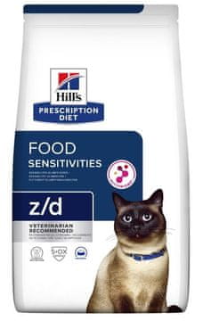 Hill's Hill's prescription diet feline food sensitivities z/d - suha hrana za mačke - 1,5 kg