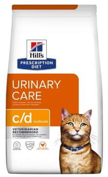 Hill's Hill's prescription diet feline c/d urinary care - takva hrana za mačke s bolestima mokraćnog sustava - 1,5 kg