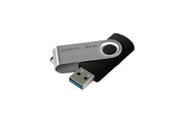 slomart Goodram UTS3 64 GB USB 3.2 Gen 1 (3.1 Gen 1) crni, rotirajući