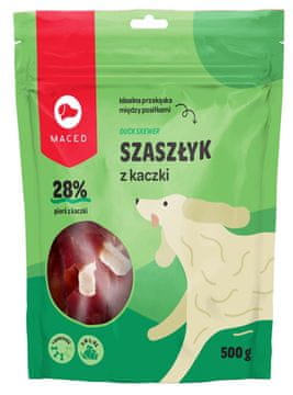 MACED MACED Ražnjić od patke MDE, 500 g - Poslastica za pse