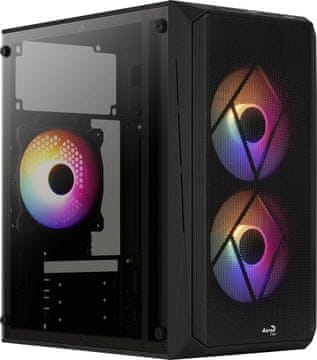 Aer Aerocool CS107V2 Mini Tower kućište za PC, crno