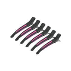 ACTIVESHOP Šnale za kosu za frizere E-13 6 kom. 11,5 cm mix neonske