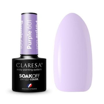 Claresa hibridni lak za nokte ljubičasti 601 - 5 g